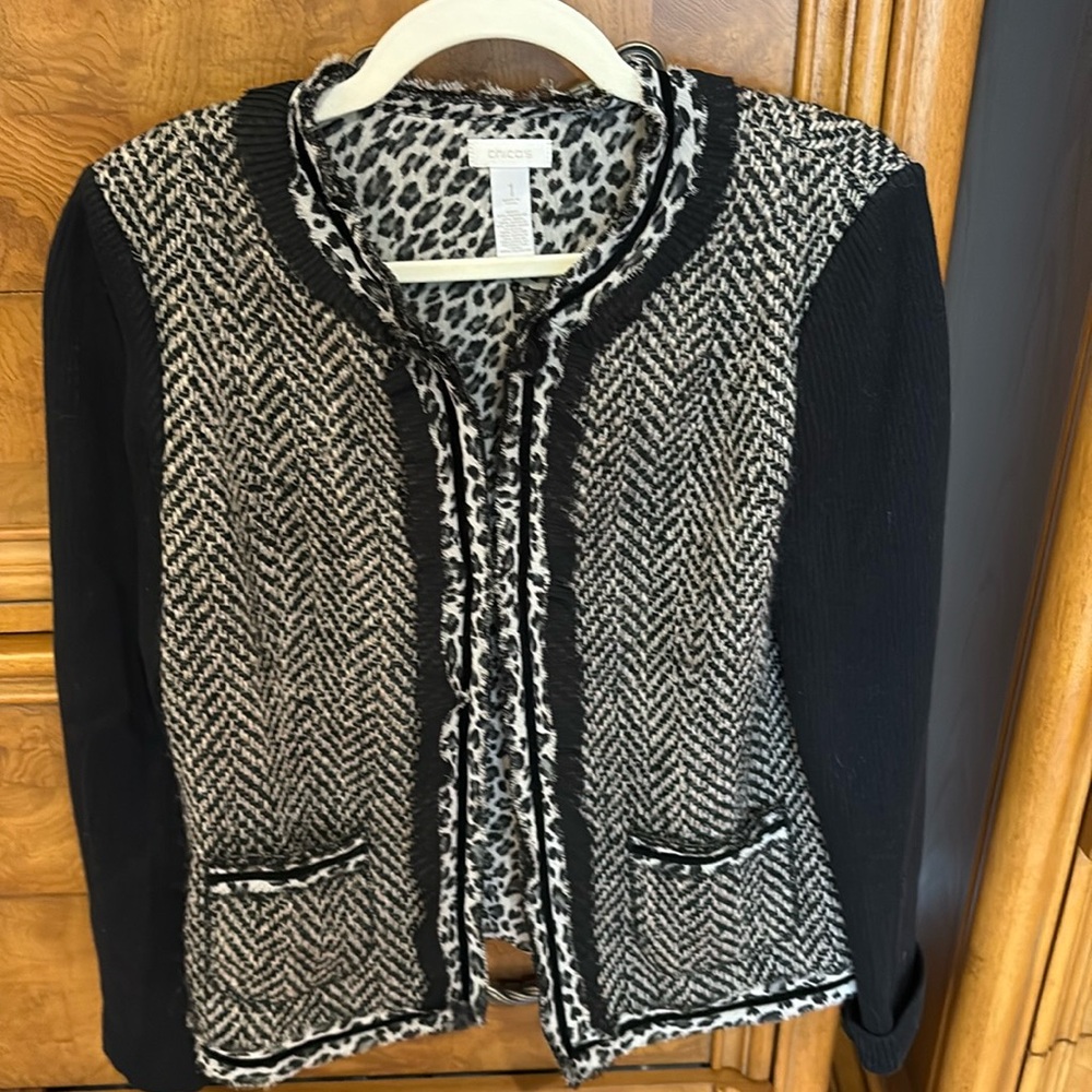 Super cute sweater jacket by Chico’s